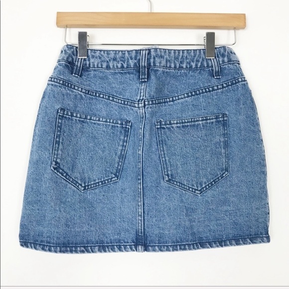 REBECCA MINKOFF Rufus Embroidered Denim Mini Skirt - Picture 5 of 8